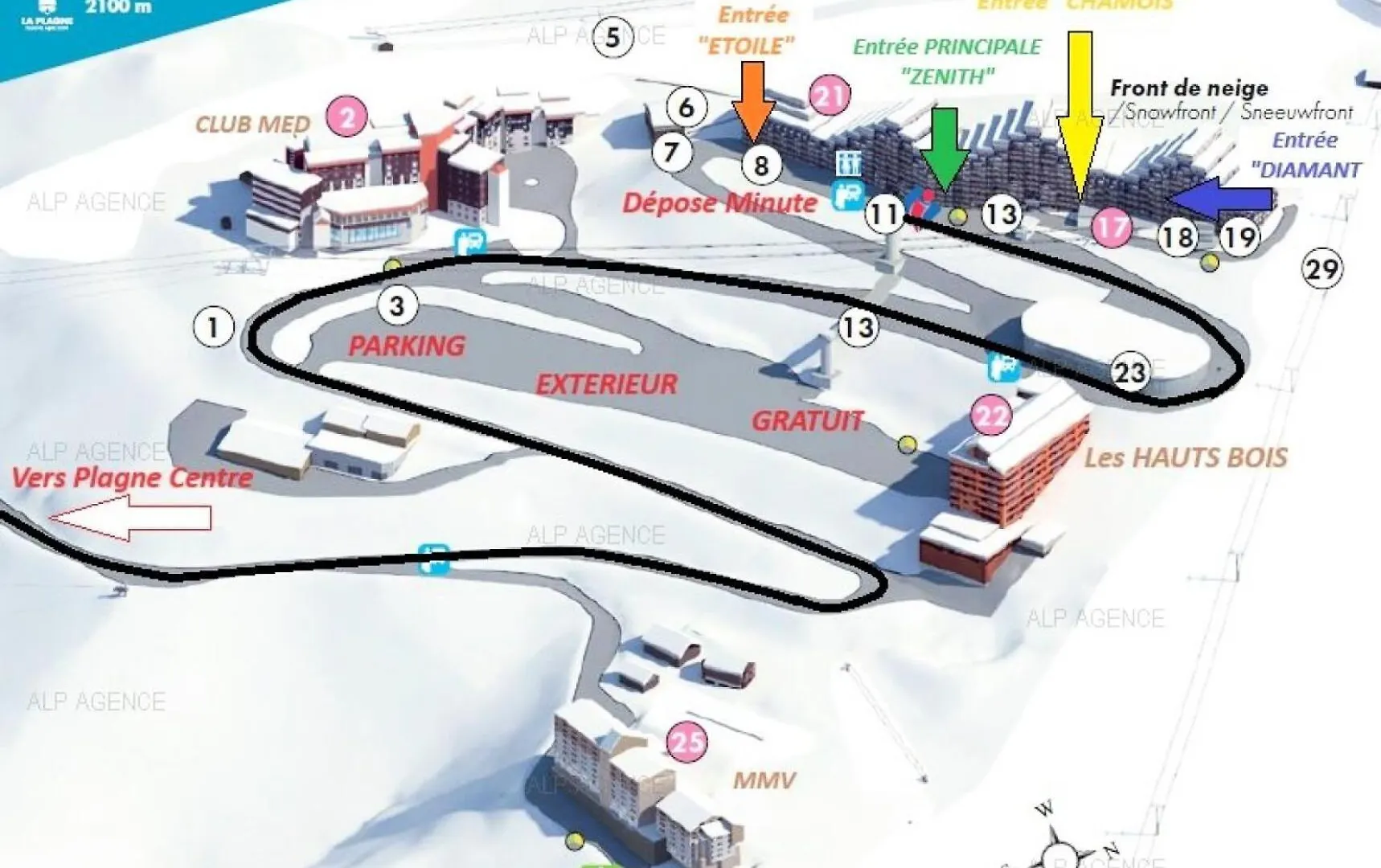 Residence Aime 2000 - Studio 3/4 Pers. Partie Etoile - Plagne Aime 2000 Mae-5884 La Plagne-Tarentaise Apartment